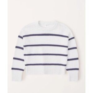 Abercrombie Kids || Girls Shine Pattern Stitch Crewneck Sweater